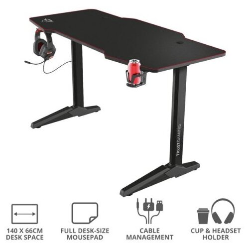 Trust GXT 1175 Imperius XL gaming sto Slike