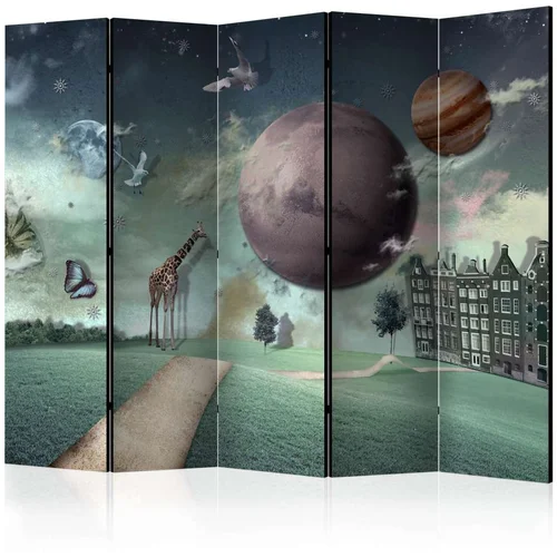  Paravan u 5 dijelova - City of the future II [Room Dividers] 225x172