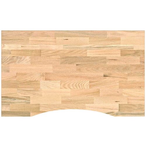  Radni stol 100x60x(71,5-98) cm puno drvo hrast Slike