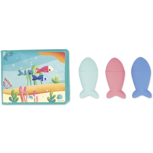 Janod Bath Book Party under the sea slikovnica za u kadu 10m+ 1 kom Slike