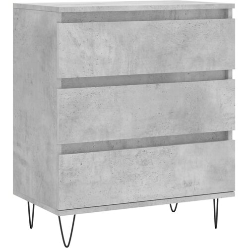 Maison Chic Komoda - Predalnik betonsko siva 60x35x70 cm inženirski les, (21719752) Cene