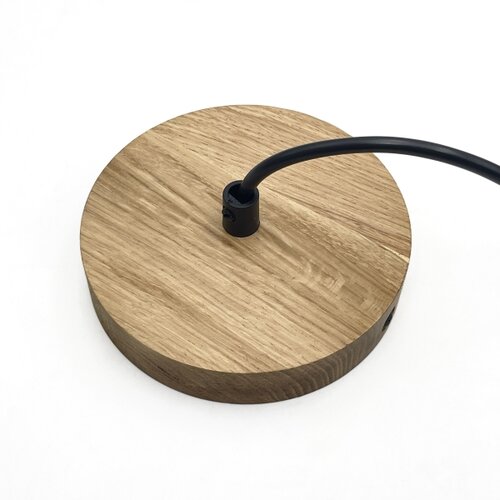  Visilica na sajli PIA 1xE27/60W/230V, prečnik 30 cm, hrast Slike