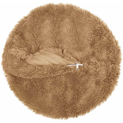  Presvlaka za jastuk 2 pcs HEERLEN Sivosmeđa &amp;Oslash; 40 cm PV flis Slike