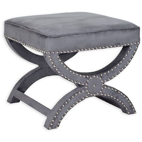 Woody Fashion felice halka pouffe 60 - grey grey pouffe Slike