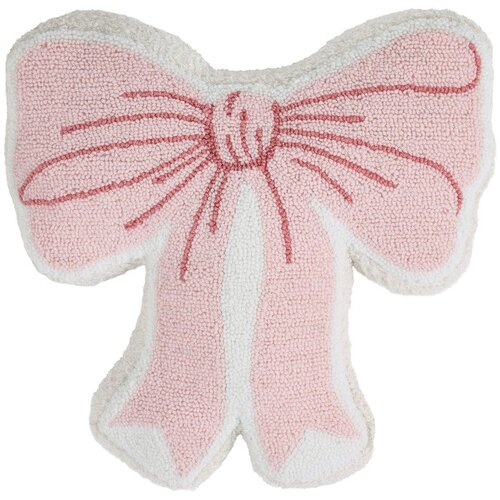 Catherine Lansfield Boucl&amp;eacute; okrasna blazina 43x45 cm Bow &amp;ndash; Slike