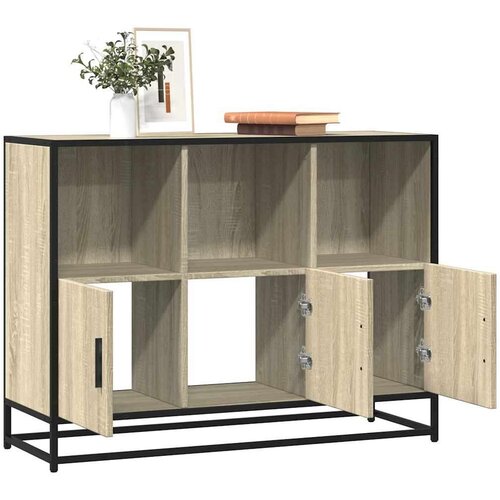  Komoda - Predalnik sonoma hrast 100x35x76 cm inženirski les, (21717492) Cene