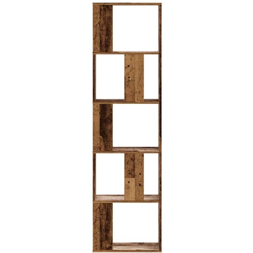  Regal za knjige 5 razina boja staro drvo 45x23,5x162,5cm drveni Slike