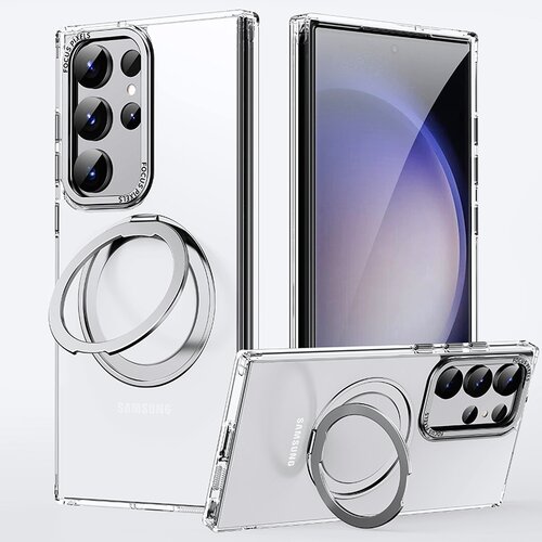 INF Za&amp;scaron;čitna torbica za telefon Samsung z magnetnim stojalom Transparent Samsung Galaxy S23 Plus, (21625818) Slike