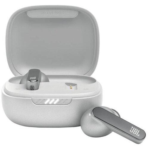 JBL brezžične u&amp;scaron;esne slu&amp;scaron;alke Live Pro 2 TWS, srebrne Slike