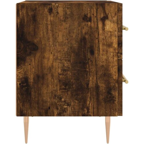 VidaXL Noćni ormarići 2 kom boja hrasta 40x35x47 5cm konstruirano drvo Slike