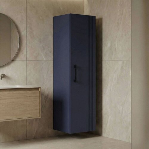 Hanah home Bari 40 - 298 Matte Navy Blue Bathroom Cabinet Slike