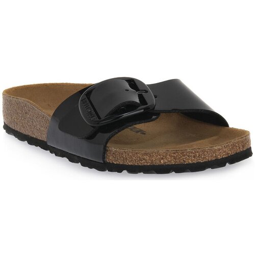 Birkenstock Natikači MADRID BIG METALLIC BLK CALZ S Črna Slike
