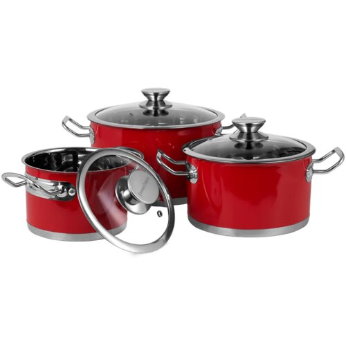 Vintage Cuisine 3-delne lončke iz nerjavečega jekla, (21400950) Slike