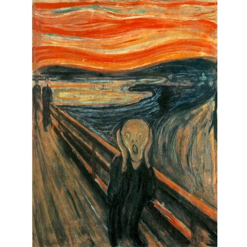 Fedkolor reprodukcija slike edvard munch - the scream, 45 x 60 cm Slike