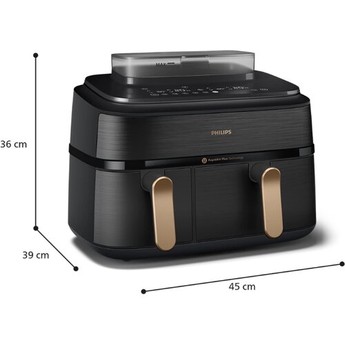 Philips 5000 series NA552 /00 fryer double 9 l stand-alone 2750 w hot air fryer black, gold Slike