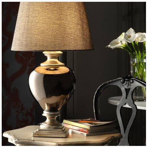 ONLI Stona lampa AMADEUS 1xE27/15W/230V siva Cene