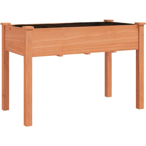 Maison Chic Cvetlično korito - Cvetlični Lonec s podlogo rjave barve 118x59x76 cm trden les jelke, (21789603) Slike