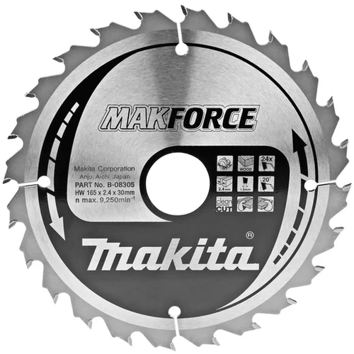 Makita žagin list TCT MAKForce, 230x30 mm, 18z, B-08246