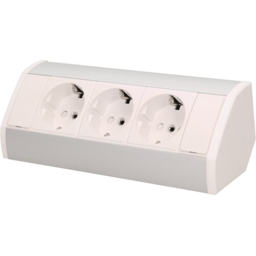 Orno Podaljšek s 3 x Schuko vtičnicami, vgradni - OR-GM-9001/W-G(GS) Cene