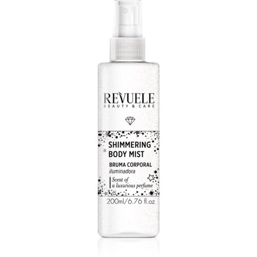 Revuele Shimmering Body Mist posvetlitvena meglica za telo odtenek Silver 200 ml Cene