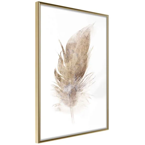  Poster - Lost Feather (Beige) 20x30