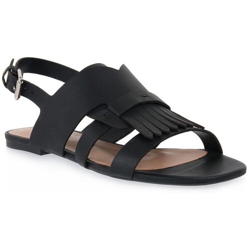 Miss Unique Sandali &amp;amp; Odprti čevlji UNIQUE PRETO CALF Črna Slike