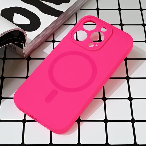  Torbica Magsafe Pure color za iPhone 15 Pro 6.1 pink Slike