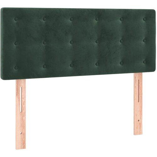 Maison Chic posteljno vzglavje - vzglavna omarica - nočna omarica temno zeleno 100x5x78/88 cm žamet, (21707107) Slike