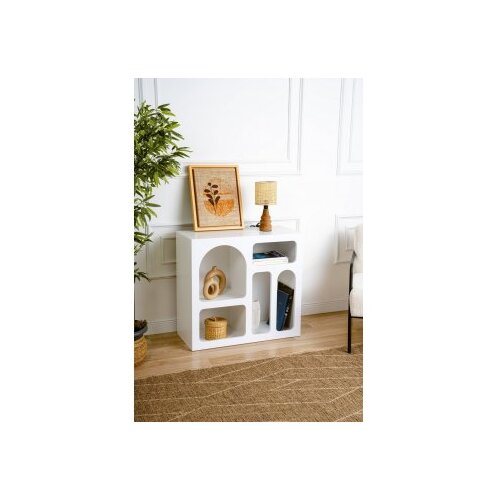 Hanah home Bela večnivojska polica 80 cm Lorin &amp;ndash; Slike
