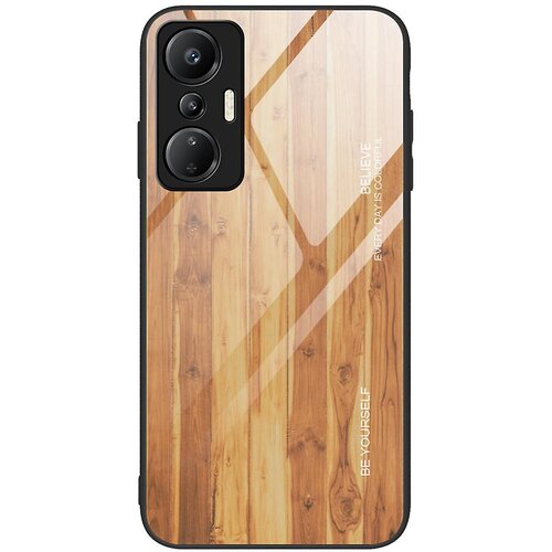 INORCO Za Infinix Hot 20S 4G hrbtišče proti praskam TPU + ovitek za telefon z lesenim vzorcem iz kaljenega stekla, (22036581) Cene