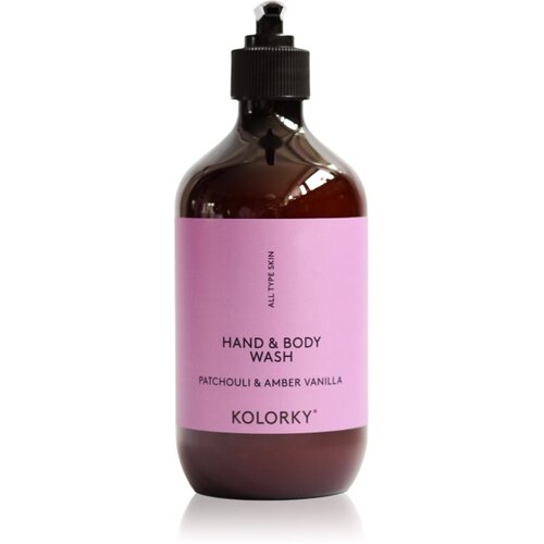 Kolorky Hand &amp;amp; Body Wash gel za umivanje za roke in telo Patchouli &amp;amp;Amber Vanilla 490 ml Slike