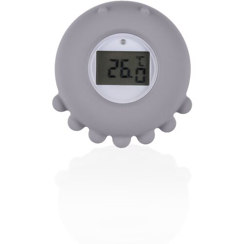 Zopa Silicone Digital Thermometer 2in1 digitalni termometer za v kad Dove Grey 1 kos Cene