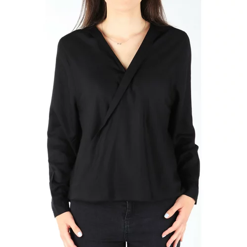 Wrangler Srajce & Bluze L/S Wrap Shirt Black W5180BD01 Črna