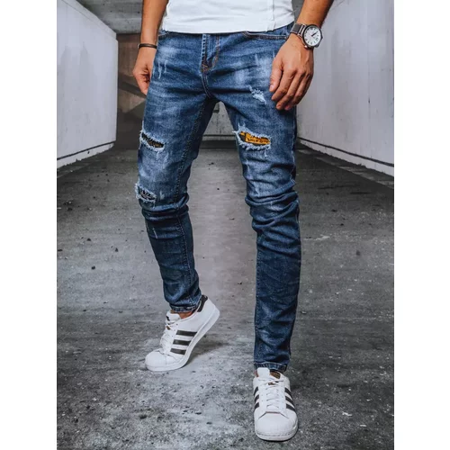 DStreet Dark blue men's jeans UX3610