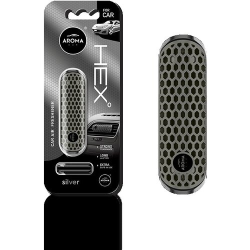  MIRIS ZA AUTO AROMA CAR HEX SILVER VENTILACIJA Slike
