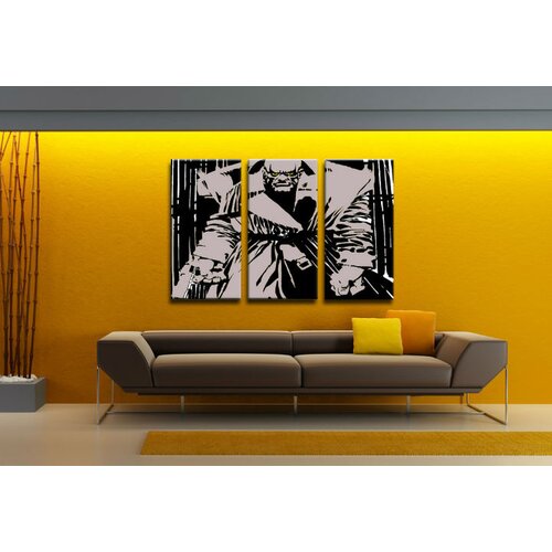  Ročno izdelana slika POP Art Killer with yellow eyes 3-delna  () Cene