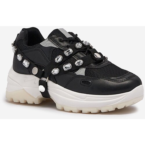 Resti Black women&amp;#039;s sneakers with a thick sole Natsumi - Footwear Slike