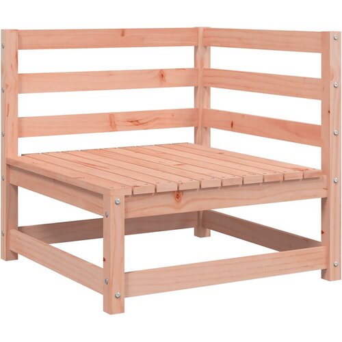  4-dijelni set vrtnih sofa od masivne duglazije i jelovine Smeđa Slike