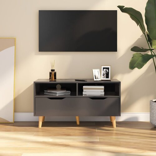 vidaXL tv ormarić sivi 90 x 40 x 48,5 cm od iverice Cene