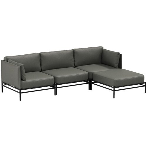 Sit Sit Temno siv vrtni modularni kavč 234 cm Salve &amp;ndash; Slike