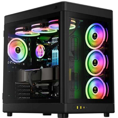 LC Power Kuci&scaron;te Gamdias Neso P1 Full Tower/E-ATX/ATX/Micro-ATX/Mini-ITX/bez napajanja/kaljeno staklo/crna Cene