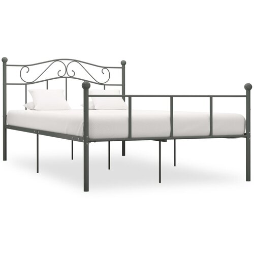 Furnova Posteljni okvir siv kovinski 160x200 cm, (21931676) Slike
