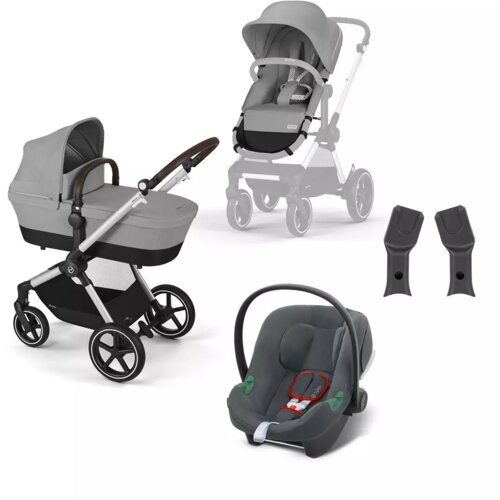 Cybex Kolica za bebe 3u1 EOS LUX, Siva Cene