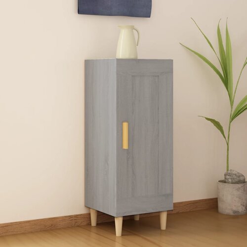 The Living Store Komoda siva sonoma 34,5x34x90 cm inženirski les - Komoda, (21662739) Cene
