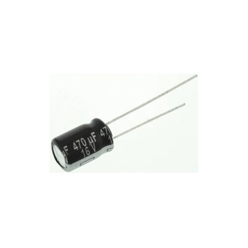 Panasonic elektrolitski kondenzator radijalno ožičen 3.5 mm 470 &amp;micro;F 16 V 20 % (&amp;Oslash;) 8 mm 1 St. Slike