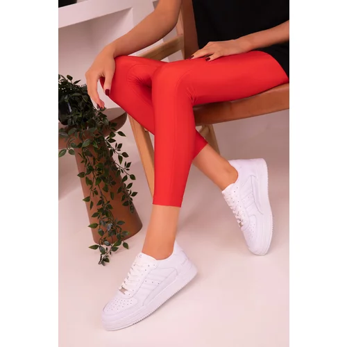 Soho White Unisex Sneakers 17105