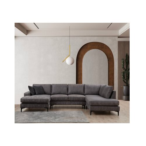 Atelier Del Sofa ugaona garnitura Porto Corner (CHL 02 C EOT) Anthracite Cene