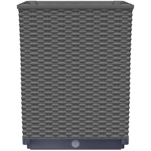  Sadilice 4 kom crne 30 x 30 x 37 cm od polipropilena Slike