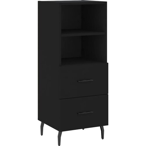 Maison Chic Komoda - Predalnik črna 34,5x34x90 cm inženirski les, (21715656) Slike