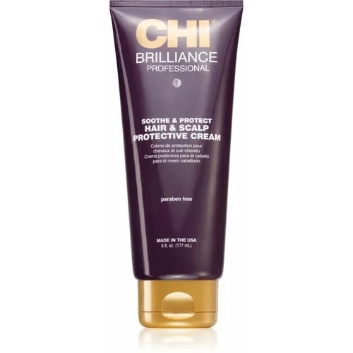 CHI Brilliance Hair & Scalp Protective Cream zaštitna krema za kosu i vlasište 177 ml